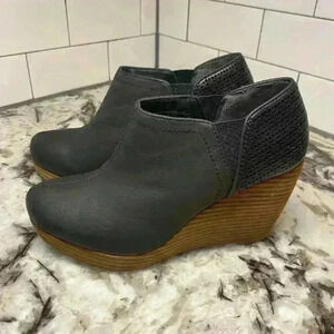 Dr. Scholls Harlow Black Wedge Bootie